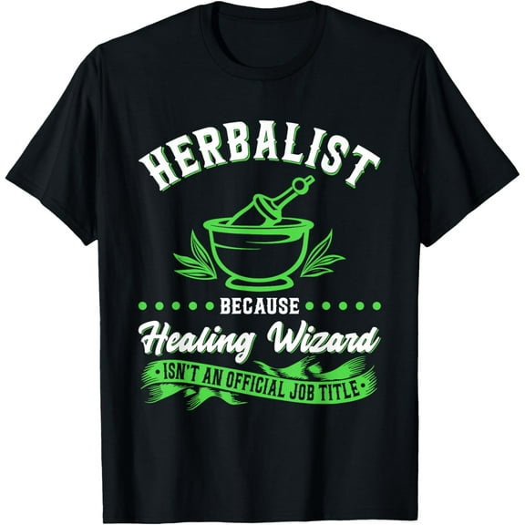 Herbalist Healing Wizard Herbalism Plant Lover Gardening T-Shirt