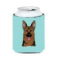 thumbnail image 1 of Checkerboard Bleu Berger Allemand Peut Ou Bouteille Hugger&44; 12 Oz., 1 of 1