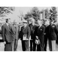 thumbnail image 2 of President Harry Truman With Top Advisers Upon His Return From The Wake Island Meeting With General Macarthur. Oct. 16, 2 of 2