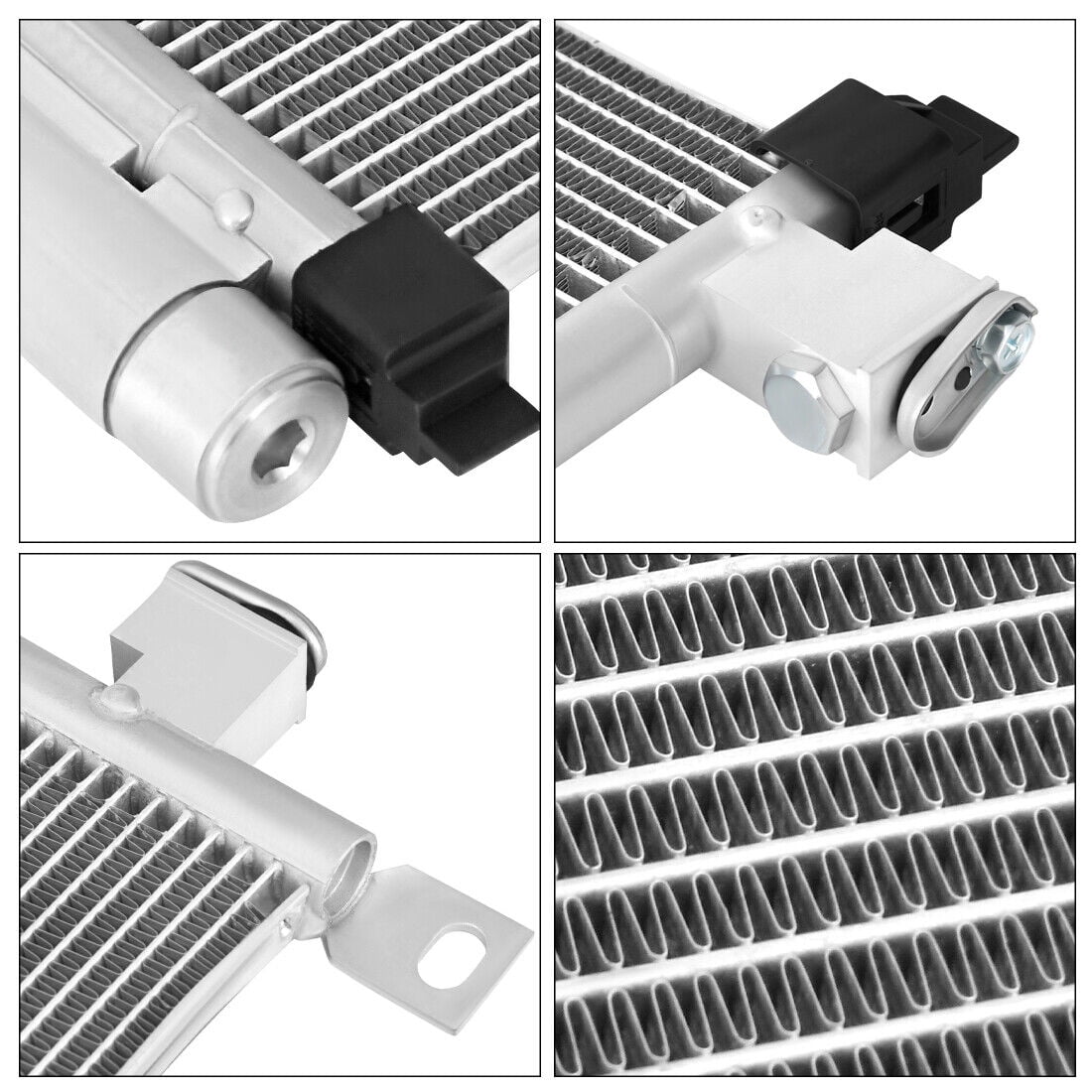 RVNI AC Condenser for 2014-2020 Nissan Rogue 2.5L With Receiver Drier