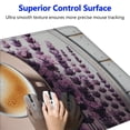 thumbnail image 3 of Ergonomic Mouse Pad with Gel Wri Support for Home Office Efficient Working, Non-Slip fortable Mousepad for Easy Typing Pain Relief Wooden Ruic Purple Flowers, 3 of 6