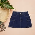 thumbnail image 1 of YSNOOWE Falda Cargo De Mezclilla Para Mujer Con Corte Y Ajuste Bodycon Estiloso Y Cómodo, 1 of 6