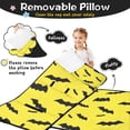 thumbnail image 3 of Yellow Halloween Bats Toddler Nap Mats for Kids Preschool,50"x20" Sleeping Mat Bag or Kids,Toddler Sleeping Bag,Toddler Nap Mat or Daycare, 3 of 6
