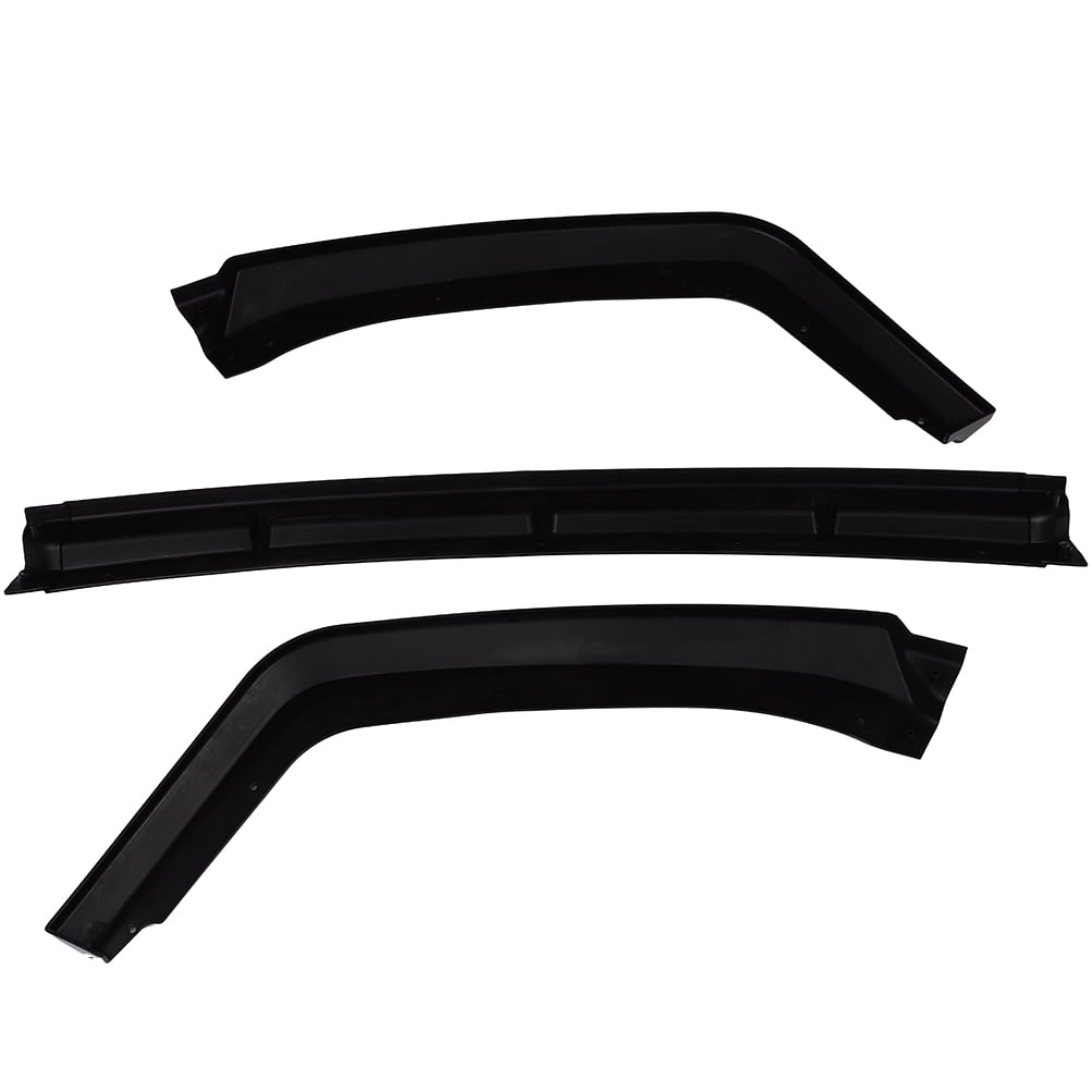 ECCPP Front Bumper Lip PP fit for 2016-2021 for Honda Civic Hatchback & Si Models Front Lip Spoiler Glossy Black Front Lip Body Kit