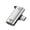 grey, variant on Card Reader for Type C Devices, 100W Charging Port and Fast File Access for Photos Video Work Documents Daily