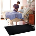 thumbnail image 3 of Secure Beveled Edge Bedside Floor Safety Fall Mat for Injury Prevention - Antimicrobial, Slip-Resistant, EZ-Clean Cover - 38" x 72" x 1" - One Year Warranty, 3 of 5