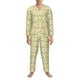 thumbnail image 2 of Balery Frogs And Botanical Pijama para Hombre de Dos Piezas con Manga Larga, Conjunto de Dormir y Descanso Suave con Bolsillos-XX-Large, 2 of 5