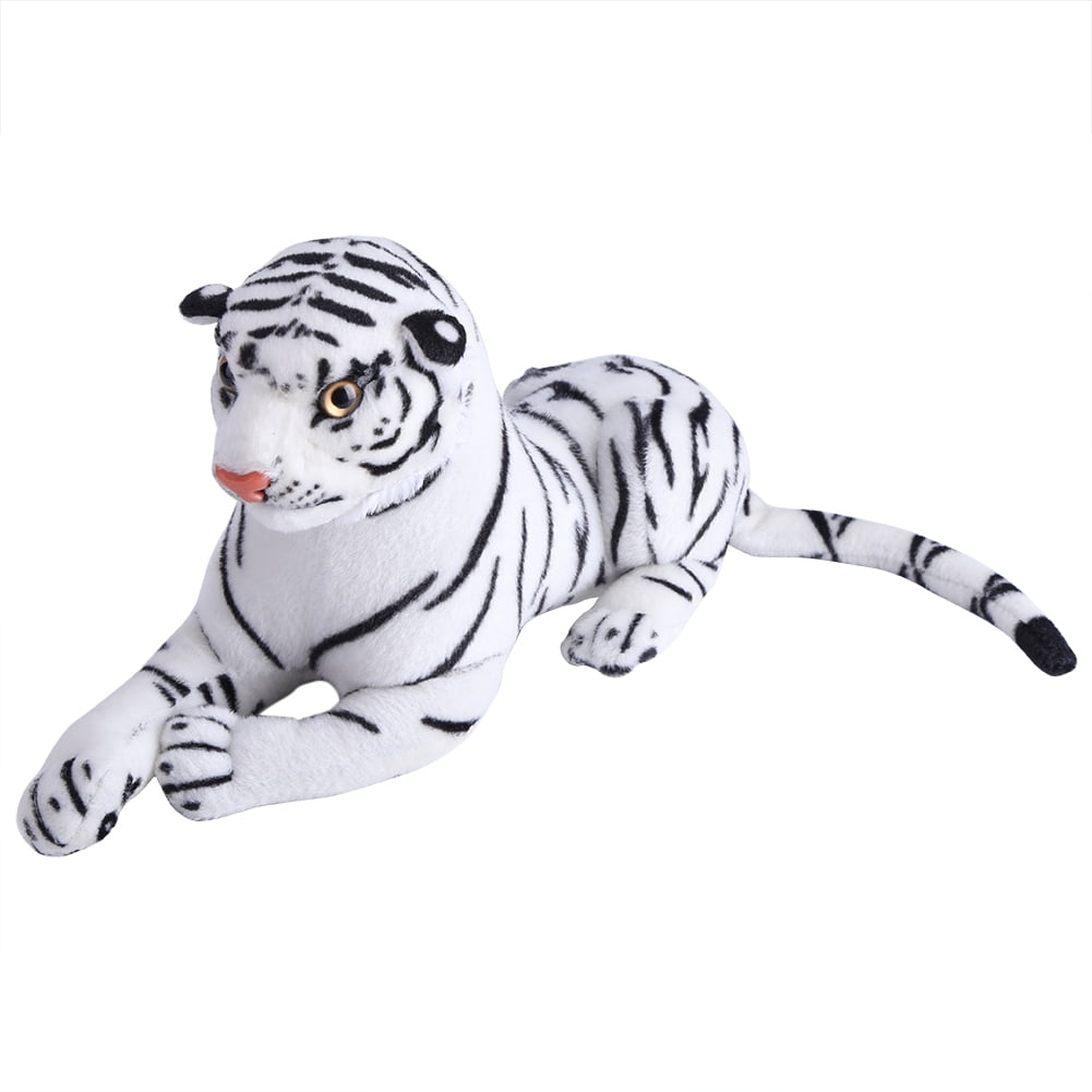 Garosa White Artificial Tiger Toy,Artificial Tiger Plush Animal ...