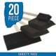 thumbnail image 2 of 20 Pcs Foam Sponge Wooden Handle Paint Brush Set-, , Very Suitable for Acrylic, 2 of 5