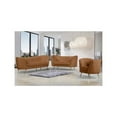 thumbnail image 4 of Meridian Furniture Margo Saddle Velvet Loveseat, 4 of 7