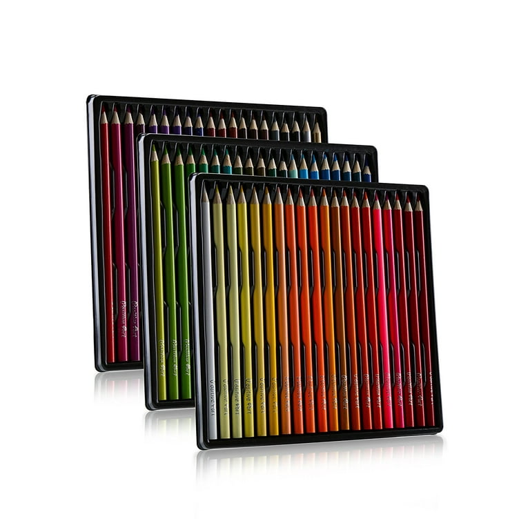 Premium 72 Color Pencils, Soft Core Coloring Set, Art Craft