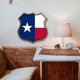 thumbnail image 2 of Placa Metal Vintage Texas Forma Especial Pintura Hierro Arte La Pared 30x30cm, 2 of 9