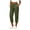 AG, variant on felwors Capri Pants Women Petite Summer Pull Capri Joggers Casual Elastic Waist Cropped Pant Beach Clothes White for Size M