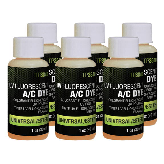 Tracer Products 1 oz bottles universal/ester A/C dye 6 Pack