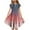 Pink, variant on Ruyang Clothes Girls Summer Dresses Double Layer Sleeve Flowy A Line Casual Gradient Midi Dresses for 615 Years