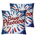 thumbnail image 2 of Nawypu Brave Home Freedom Throw Pillow Covers Fireworks Cushion Case 4th of July Independence Memorial Day Patriotic Cushion Case for Sofa Couch Bed Home Outdoor  2pcs, 2 of 6
