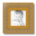 thumbnail image 2 of ArtToFrames 6" x 6" Majestic  Gold Picture Frame, 6x6 inch Silver Wood Poster Frame (WOM-5122),  Pack, 2 of 7