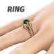 thumbnail image 5 of Sonducket Anillo de mujer brillante decorativo DIY artesanía mano joyería vacaciones moda elegante pareja vestir ropa Decoración Ropa, zapatos y accesorios Miscelánea Tamaño 10, 5 of 6