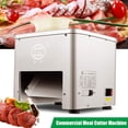 thumbnail image 2 of Miumaeov 110V Commercial 3.5mm Blade Desktop Meat Cutting Machine 80kg/h 550W Meat Shredding Machine Stainless Steel Restaurant Food Cutter for Kitchen Restaurant Supermarket, 2 of 12
