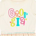 thumbnail image 4 of Inktastic Colorful Georgia State Girls Toddler Dress, 4 of 5