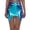 Blue, variant on Elegant Dress For Women Gown Court Party Performance Outfit Dresses Formal