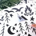 thumbnail image 3 of 115 Pcs Forest Theme Camping Decals Black Removable Wall Stickers Vinyl Peel and Stick Bedroom Living Room Kids Room Playroom Wall Decor, 3 of 6
