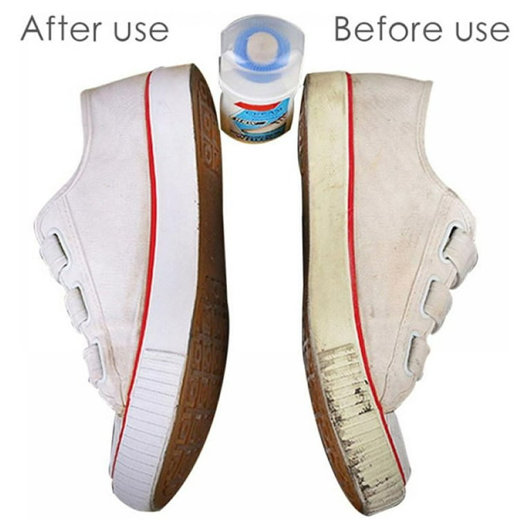 Amazing Shoe Cleaner and Whitener for Leather, Vinyl, Canvas, Nylon and More Scuff Cover to Whiten Leather Sneakers Shoes White Polish Cover to Repair