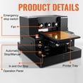 thumbnail image 4 of SHENGJINSH A3 L805 UV Printer, High Resolution 2880 x1440dpi UV Flatbed Printer with Bottle Holder for Phone Case Glass Cups Stickers Wood Acrylic Leather Golf Balls, 4 of 9