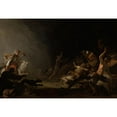 thumbnail image 3 of Cornelis Saftleven 14x11 Black Modern Framed Museum Art Print Titled - A Witches’ Sabbath (C. 1650), 3 of 5