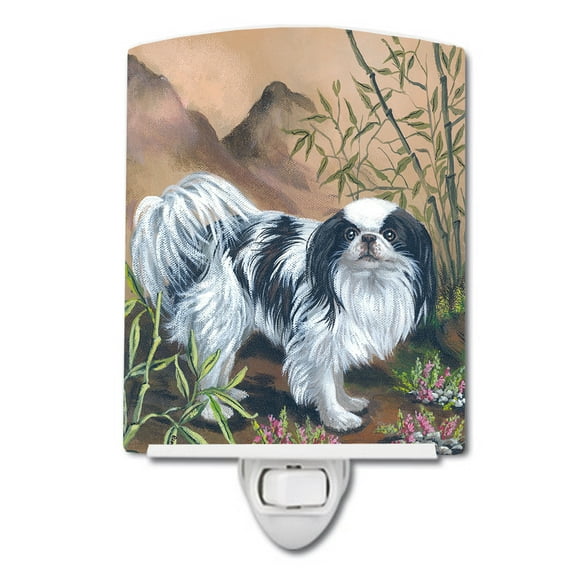 Caroline's Treasures PPP3109CNL Japanese Chin Ceramic Night Light, 6x4x3", multicolor