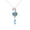 Aqua, variant on Gorgeous Premium Rhinestone Crystal Lucky Fox Necklace