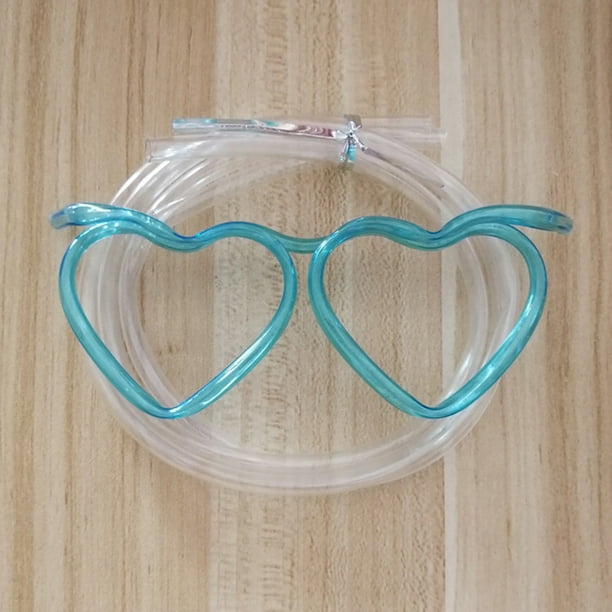 Alextreme Creative Glasses Straw Set Flexible Soft Drink Eyeglasses