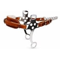 thumbnail image 3 of Horse Western English Leather Bitless Hackamore 7" Shank Adjustable Nose 35153, 3 of 4