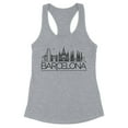 thumbnail image 1 of Skyline Barcelona Tank Top Fitted Racerback Women's X-Small Heather Grey, 1 of 5