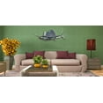 thumbnail image 3 of art Mural en Métal Swordfish 32"x12 Pouces, 3 of 4