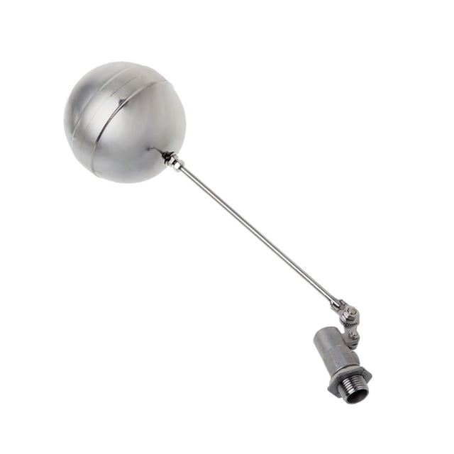 DN15 Sensor Valve Male Thread Water Tank Ball Stainless Steel Flow Control Float For Water Oil ,Easy to Operate