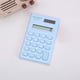 thumbnail image 4 of Calculadora científica miniatura de 8 dígitos, portátil, teclas claras, fondo antideslizante, azul, 4 of 8