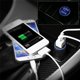 thumbnail image 5 of Cargador de coche 2.4A + 1A Adaptador de carga rápida USB de puerto dual para tableta de teléfono iPhone Tmvgtek Autopartes, 5 of 9