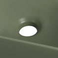 thumbnail image 3 of Jonathan Y Wall Mounted Rectangular Ceramic Mini Sink, Right-Side Faucet, Matte Olive, 3 of 6