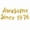 Gold, variant on Happy 50th Birthday Party Decorations for Men Women, Pre-Strung Black AWESOME SINCE 1976 Banner Funny 50 Year Old Bday Party Supplies Sign Favor