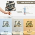 thumbnail image 4 of Smooth Pebble Desk Lamp LED Table Nightstand Lamps with 3 Color Temperatures for Home Bedroom Living Room Decor 8x12, 4 of 8