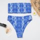 thumbnail image 5 of Bikini de Dos Piezas Con Estampado de Serpiente Para Mujer, Traje de Baño Con Almohadilla Push-Up, Conjunto de Ropa de Playa Odeerbi ODB117971, 5 of 8