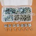 thumbnail image 1 of 200x ASSORTED SPIRE CLIPS U NUTS SPEED FASTENERS FLANGE SELF TAPPING SCREWS, 1 of 4