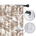 thumbnail image 4 of Blackout Kids Curtains,Orange Paisley Pattern Childrens Insulated Curtains Set Of 2,Bedroom Essentials,Toddler Room Decor 42x54in(106x137cm), 4 of 5