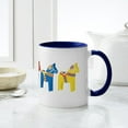 thumbnail image 6 of CafePress - Dala Horse Border Ceramic Mug - 11 oz Ceramic Mug - Novelty Coffee Tea Cup, 6 of 6