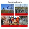 thumbnail image 3 of Insulation Work Gloves Insulating Gloves 400V Flame Retardant, Electrical Gloves, Rubber Work Gloves, Rubber Insulating Gloves for Electrical Maintenance, Appliance Repair, 3 of 9
