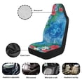 thumbnail image 5 of Uorisanigo Hawaiian Sea Turtle Car Front Seat Covers Automobile Front Seat Covers Waterproof Front Seats Only Easy Installation Universal for Auto Truck Van SUV 2 Pcs, 5 of 7