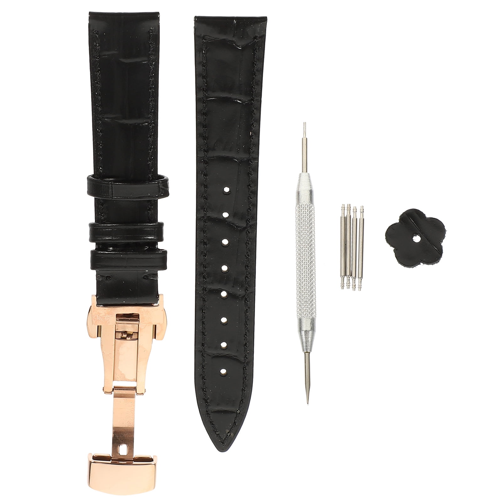 Watch Band Genuine Leather Watch Band 18mm Quick Release Watch Strap