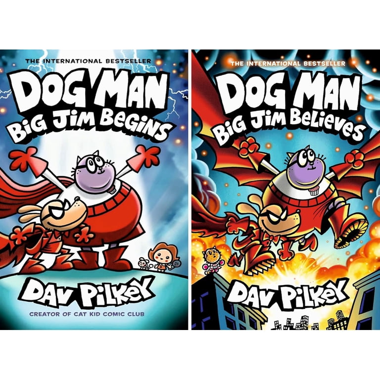 Dog Man by Dav Pilkey – Books 7 to 14 Graphic Novel Collection (8