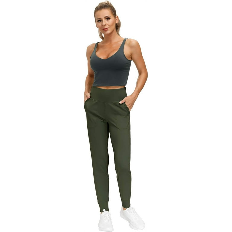 THE GYM PEOPLE Women's Joggers Pants Lightweight Athletic Leggings Tapered  Lounge Pants for Workout, Yoga, Running